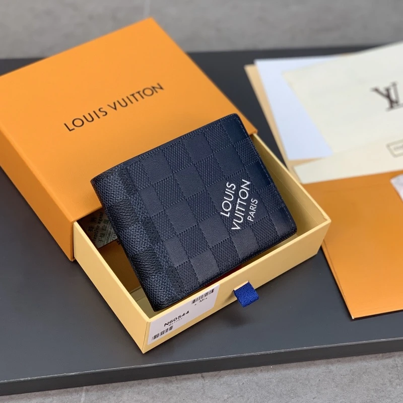 Louis Vuitton N60544 Leather Wallet - Blue Edition​