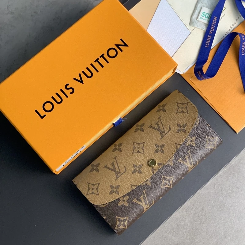 Louis Vuitton M82157 Emilie Wallet - Monogram & Monogram Reverse Edition​