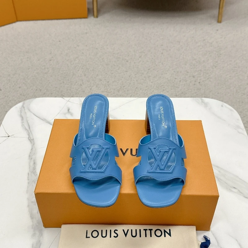 Louis Vuitton block-heeled sandals