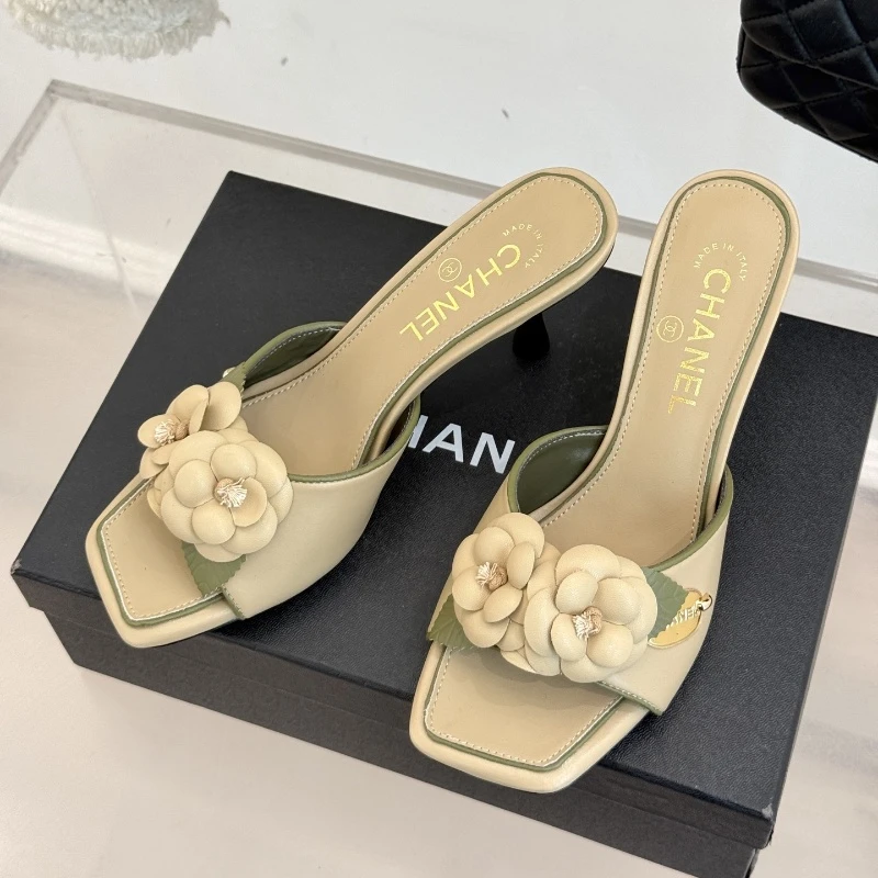 CHANE*｜Camellia high-heeled sandals