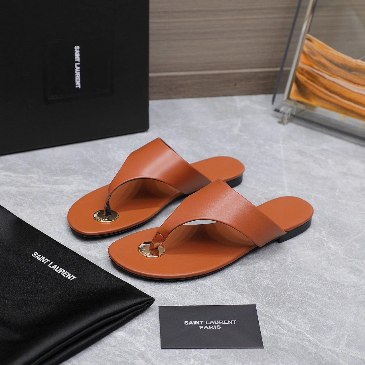 YSL-Saint Laure*nt / Flip Flop Sandals