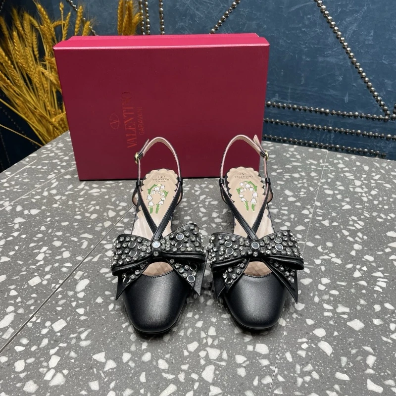 Valentino Diamond Buckle Series Sandals