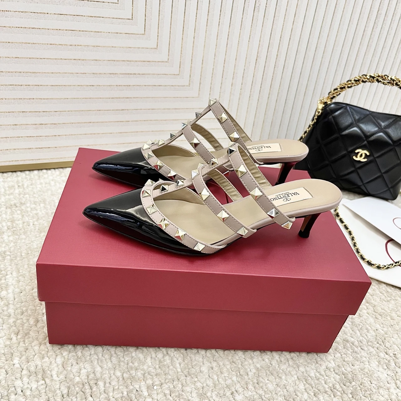 Valentino flat studded sandals