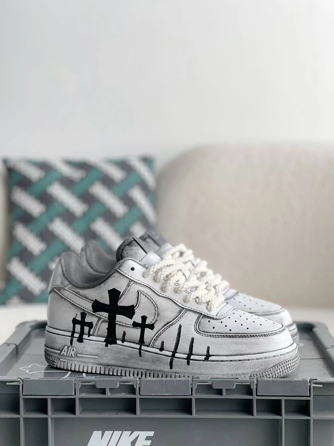 Chrome Hearts x Nike Air Force 1 sneakers