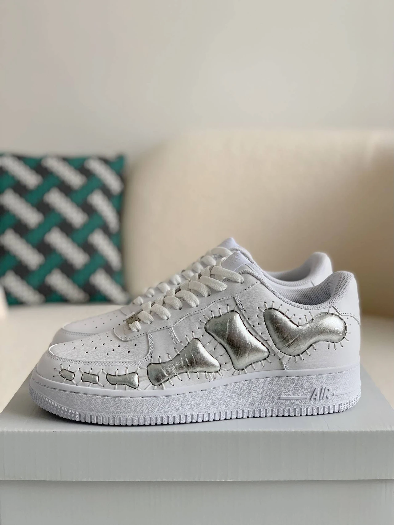Nike Remake AF1 Skeleton Customized Shoe