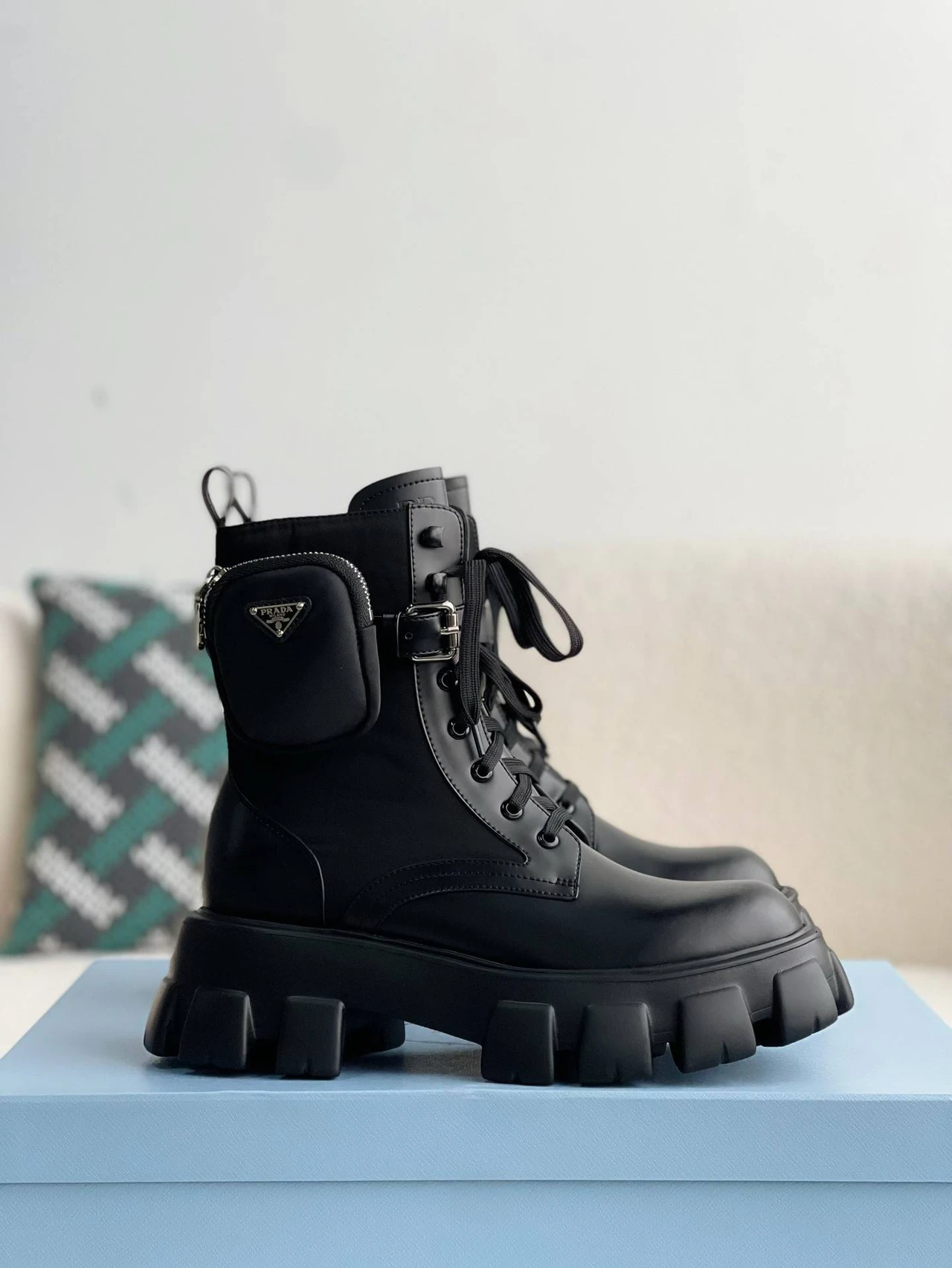 PR*A Cloudbus Thunder technology fabric sneakers