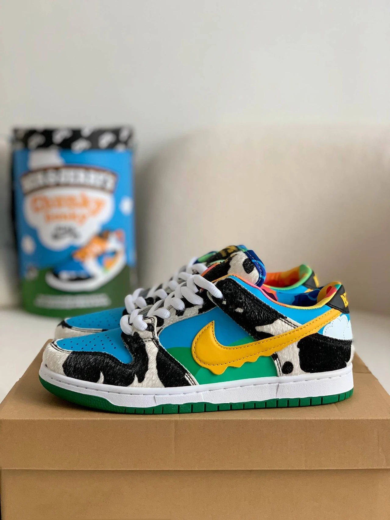 Nike SB Dunk Low Ben&amp;amp;Jerry's Chunky Sneakers