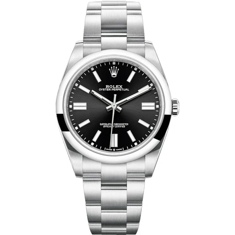 Rolex Oyster Perpetual 41mm Black Dial - 124300 - New 2025