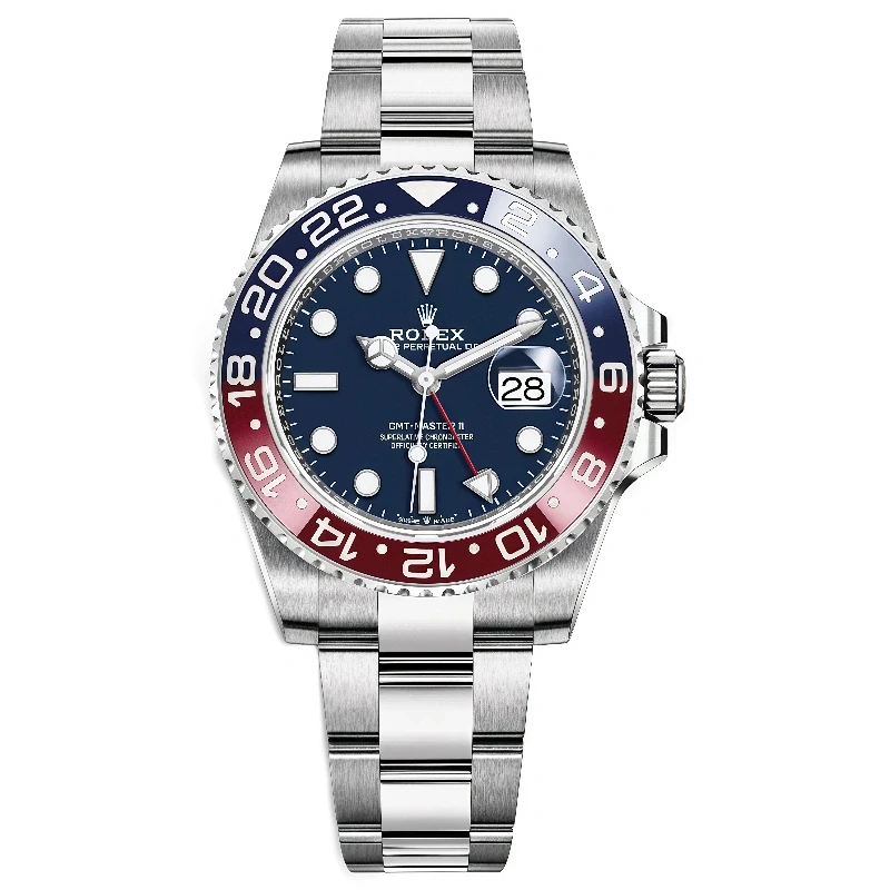 Rolex GMT-Master II 40mm White Gold Blue Dial Blue/Red Bezel "Pepsi" Oyster - 126719BLR