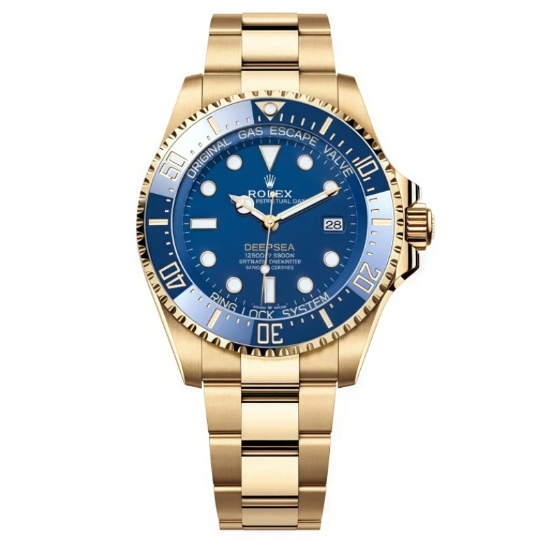 Rolex Deepsea 44mm Yellow Gold Blue Dial - 136668LB