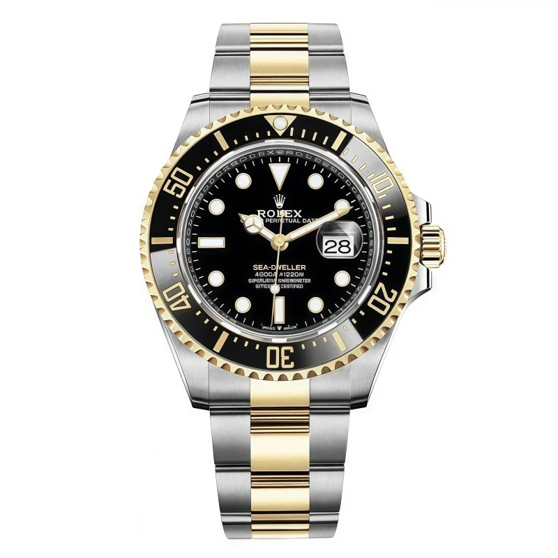 Rolex Sea-Dweller 43mm Two-Tone Yellow Gold Black Dial - 126603