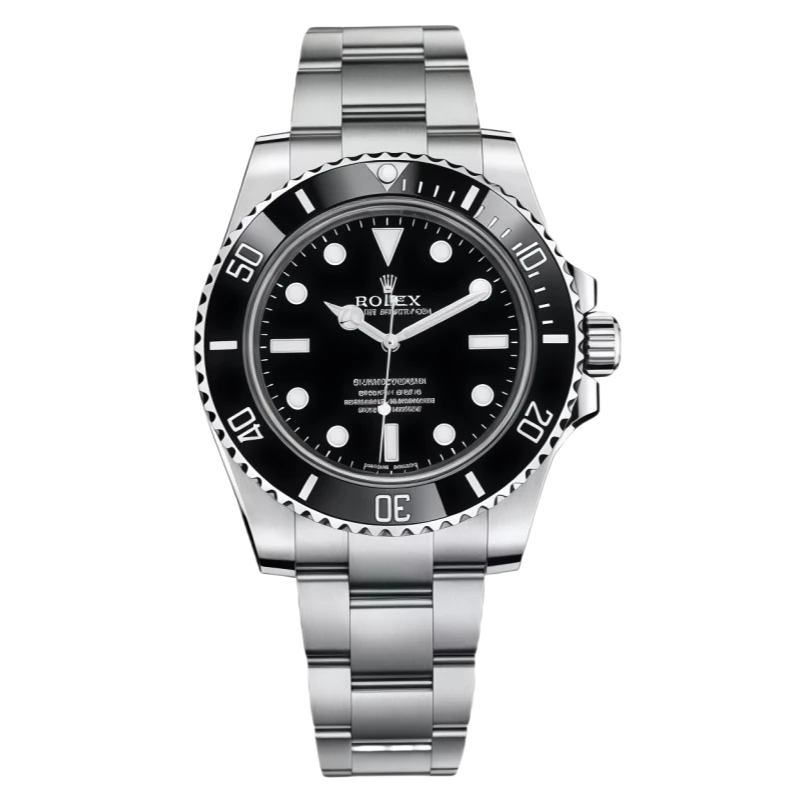 Rolex Submariner 41mm No Date Stainless Steel Black Dial Black Bezel - 124060 - New 2025