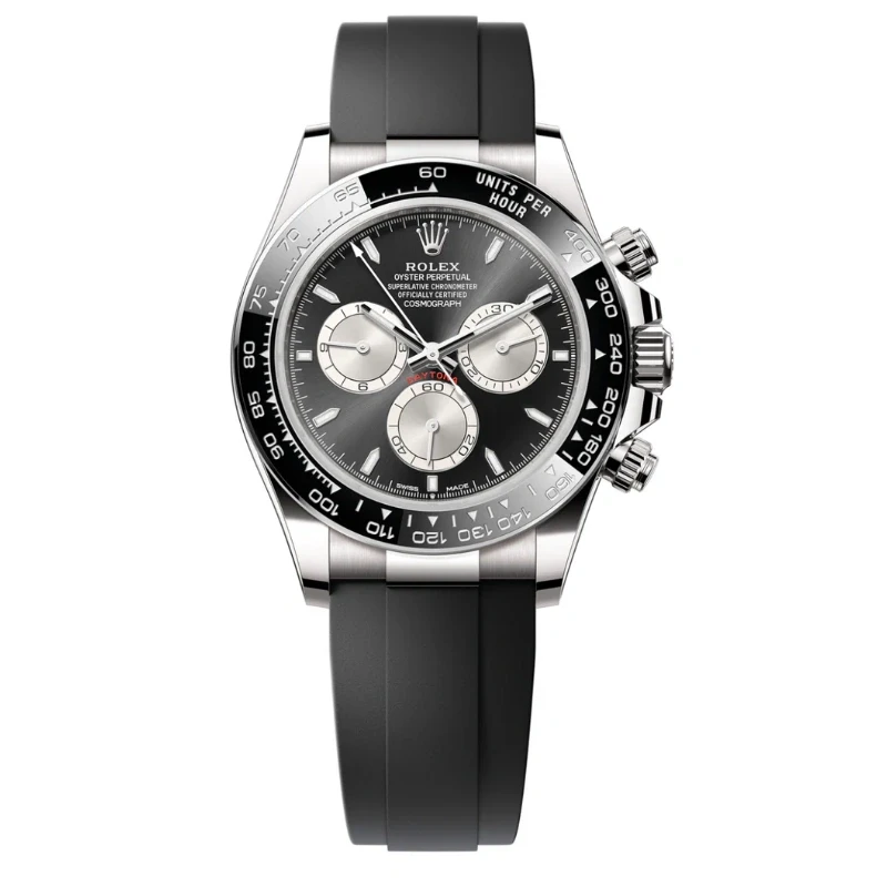 Rolex Cosmograph Daytona 40mm White Gold Black "Baby Le Mans" Dial Oysterflex - 126519LN - New 2025