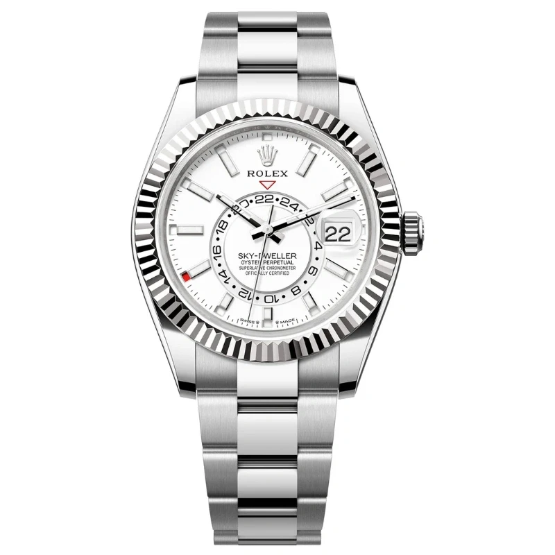Rolex Sky-Dweller 42mm Stainless Steel White Dial Oyster