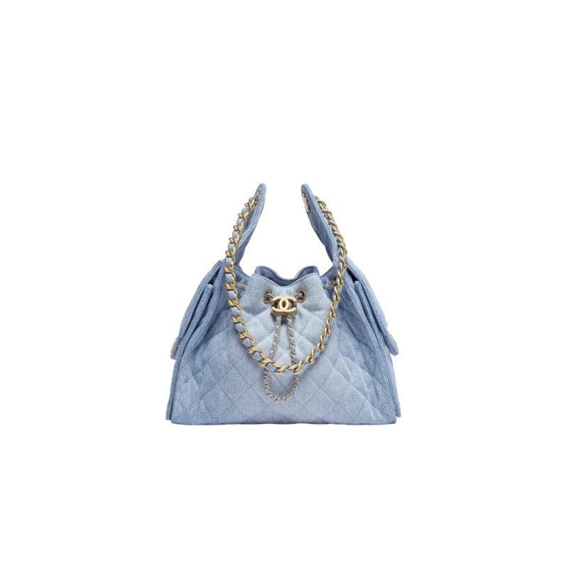 25 Bag - AS5293 Denim Hippie Chanel Hobo Bag