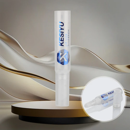 K160405-D16mm Lip Gloss Head Tube with screw-on Cap