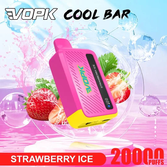 VOPK Cool Bar 20k 20000 Puff Disposable Vape 18ml Pre-filled Mesh Coil Vaper with Smart display