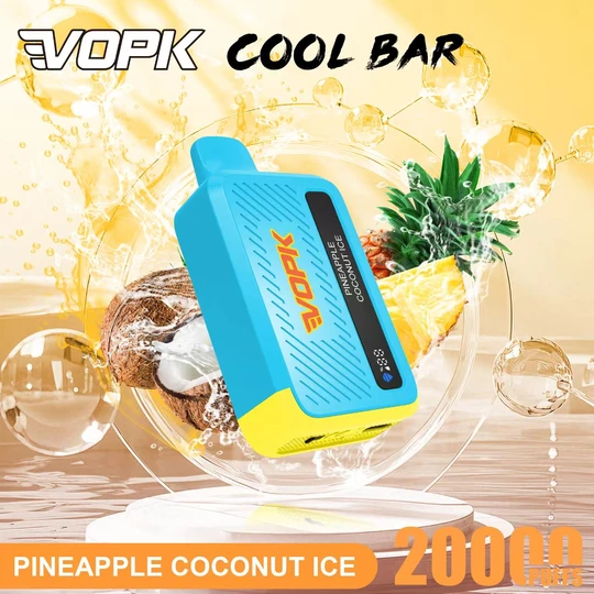 VOPK Cool Bar 20k 20000 Puff Disposable Vape 18ml Pre-filled Mesh Coil Vaper with Smart display