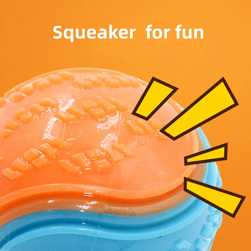 Borthalcy Squeaker Balls for Dogs, Floating WaterToys, Interactive Dog Toy, Durable RubberToy, Bouncy Squeaky Fetch Balls For Dogs