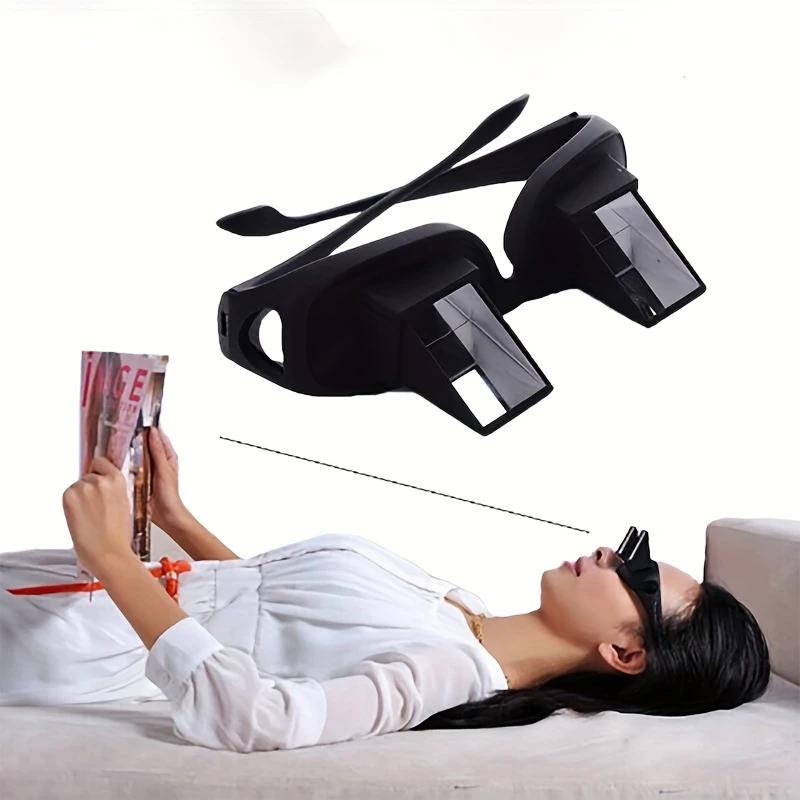 1pc Unisex Glasses for Watching TV, Playing Phone, Relaxing at Home, Working, or Using Computer - Flat Lens with Refractive Prism for Lazy People