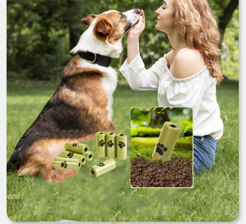 Borthalcy Dog Poop Bags for Waste Refuse Cleanup, Doggy Roll Replacements for Outdoor Puppy Walking and Travel, Leak Proof and Tear Resistant, Thick Plastic