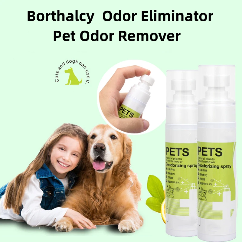 Borthalcy Odor Eliminator for Strong Odor, 500ml Enzyme Odor Remover for Home, Car Stain Remover for Cats & Dog PEE, Enzymatic Cat Urine Destroyer, Car Cleaner