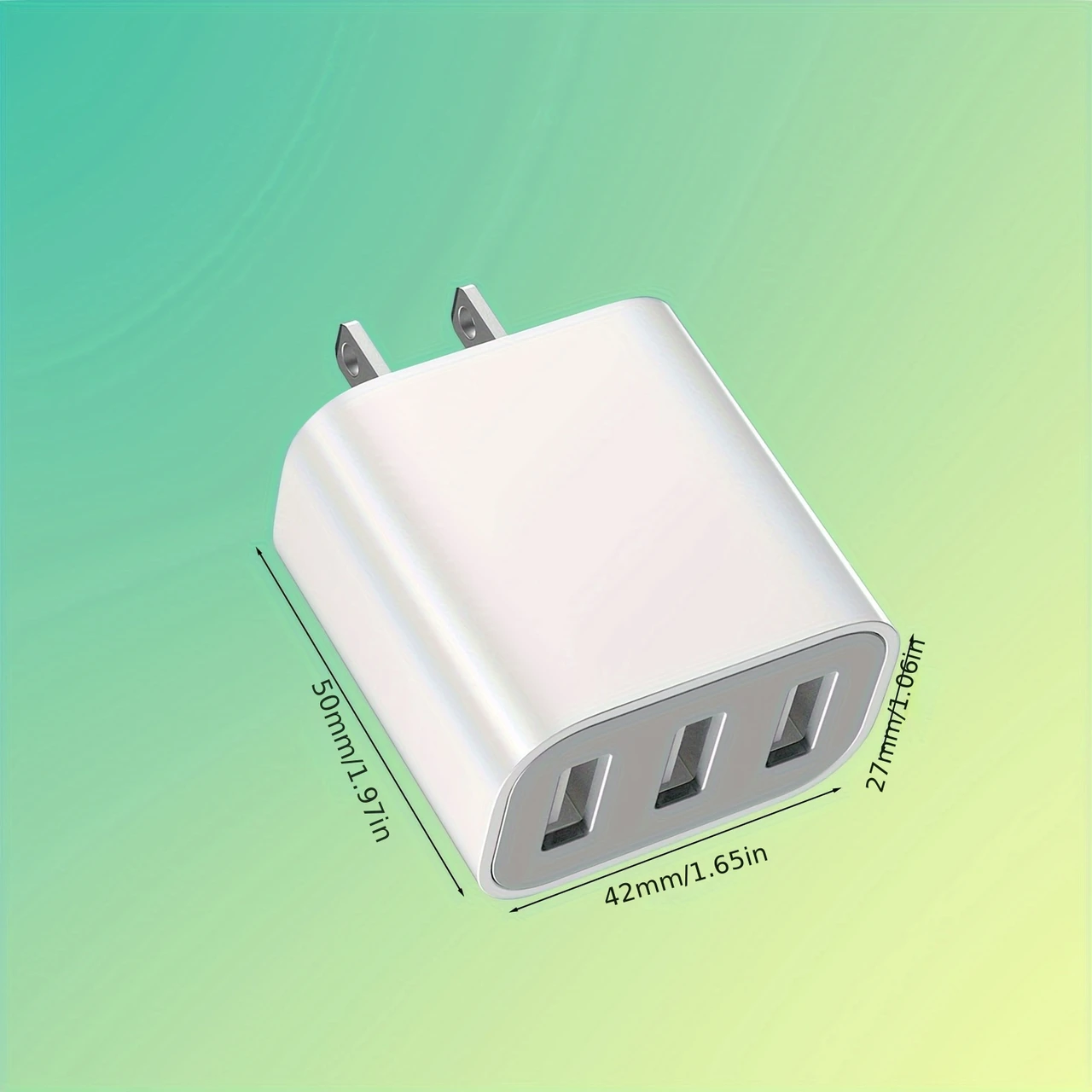 1pc Fast Charging 3-Port USB Wall Charger Adapter, 10-20W Power Output, Travel-Friendly, US Plug, Compatible with iPhone 14/13/12/11/Pro/Max/SE/X/XS/8 Plus & Samsung S22/S21/S20