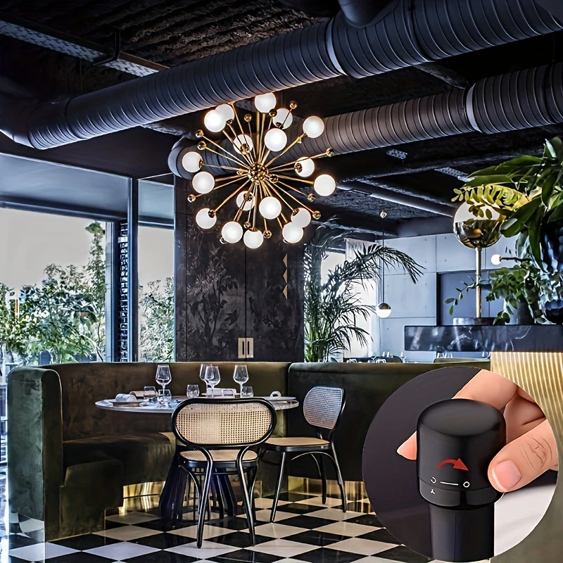 1pc New Vacuum Wine Stoppers for Hotel Reusable Champagne Bottle Stoppers Wine Sealer Cap Leak-proof Preserver for Restaurant