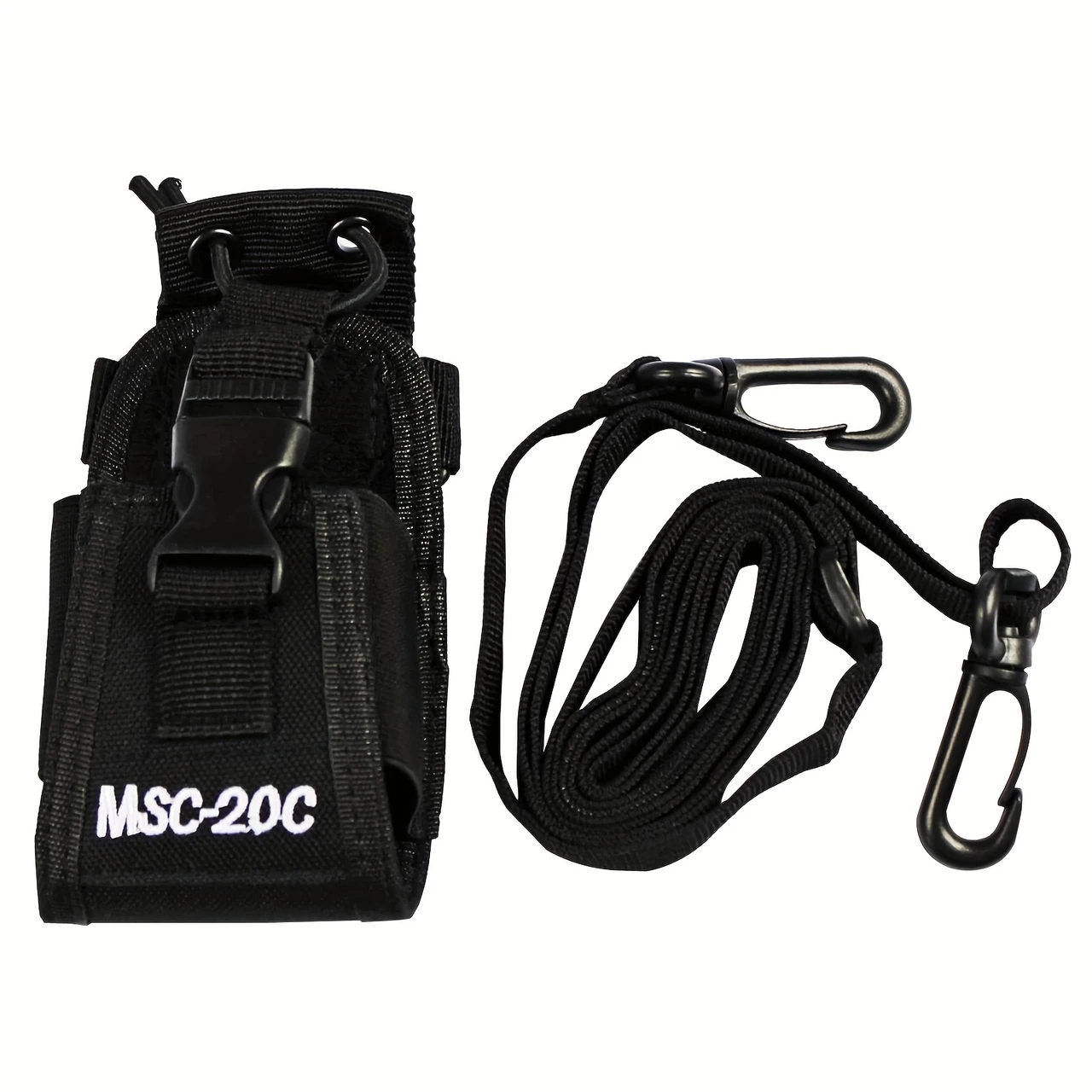 1pc Universal Walkie Talkie Pouch, Durable Nylon Case, Compatible with Baofeng Motorola Kenwood Radios, MSC-20B Holster, 11cmx6.5cm Protection Accessory