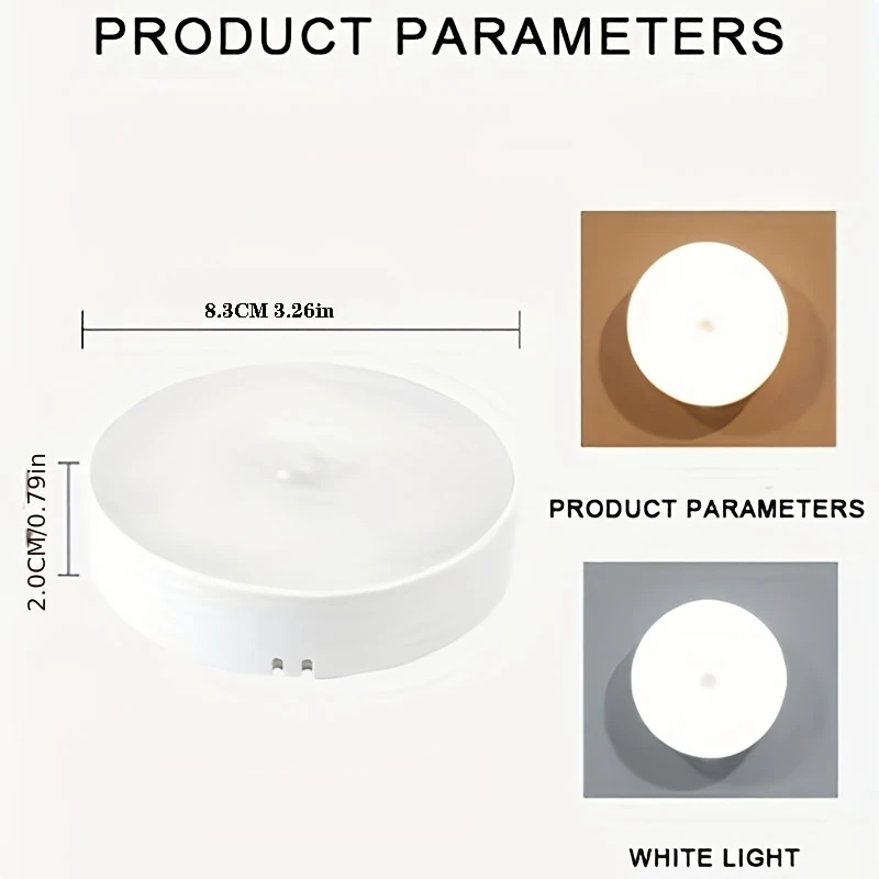 Smart Body Sensor LED Night Light - Dynamic Sensor Wardrobe Light for Hallway, Closet, Bedroom, Bedside - Stair Light Can Be Posted Anywhere