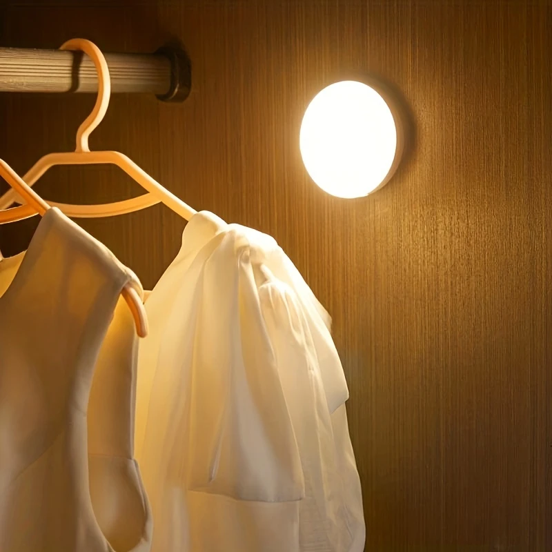 LED Night Light  Smart Body Sensor- Dynamic Sensor Wardrobe Light for Hallway, Closet, Bedroom, Bedside - Stair Light Can Be Posted Anywhere