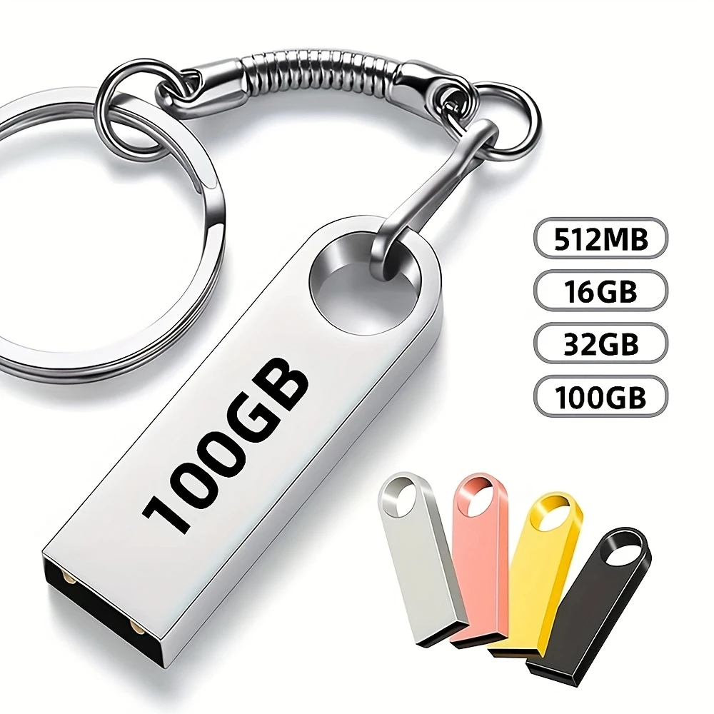 USB Storage Drive, 512MB/16GB/100GB Capacity Available, Suitable for Mobile Phones, Laptops and External Storage of Data, Photos and Music, Phone USB Storage, Laptop Accessory, Photo Backup, Lightweight Storage, Sleek USB