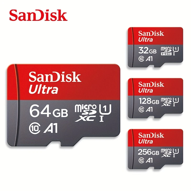 SanDisk Brand High Speed Memory Card 128GB 64GB 256GB100MB/S Micro sd card UHS-1 Class10 TF 32GB flash card Memory Mini Memory Card card