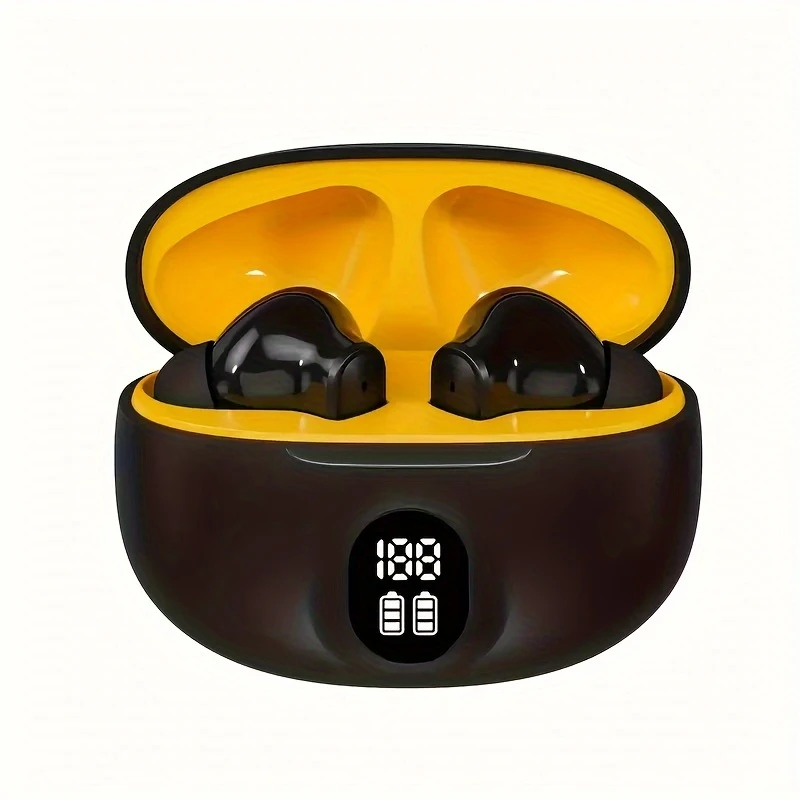 2025 New Generation Wireless Earbuds- Earbud Headphones with LED Display, Hi-Fi HD Stereo Sound, sweat-resistant Design for Sports, Music, and Gaming, In-Ear Design, Advanced Technology, Wireless Connectivity, and Rapid USB Charging
