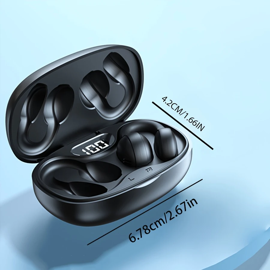 New Wireless music Headset Touch Earphones Clip-Ear sports Headphones for xiaomi earphone for iPhone smart earbud,for Christmas gift