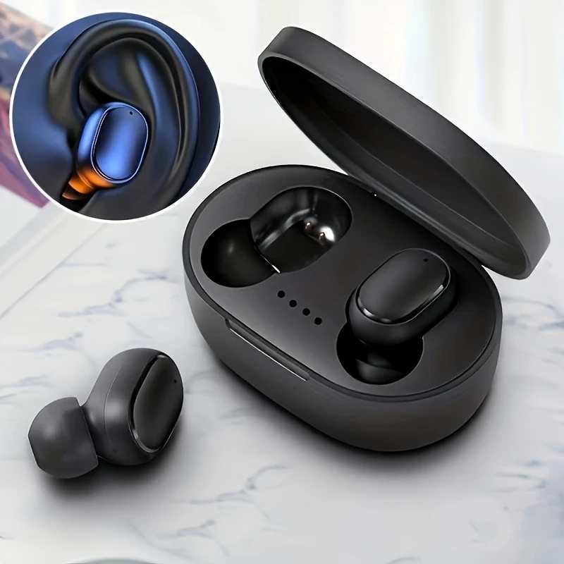 TWS Wireless Earphones, Compact And Portable, Mini In-Ear Wireless Earbuds with Charging Case, Recommended Holiday Gift.
