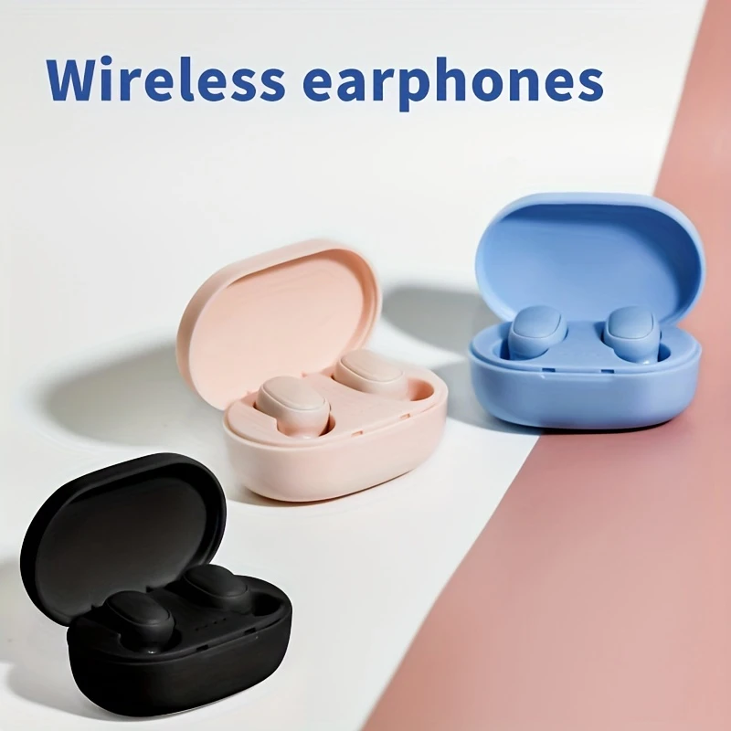 Wireless Earphones, Compact And Portable, Mini In-Ear Wireless Earbuds with Charging Case, Recommended Holiday Gift.