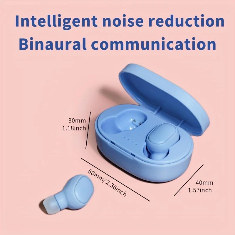 TWS Wireless Earphones, Compact And Portable, Mini In-Ear Wireless Earbuds with Charging Case, Recommended Holiday Gift.