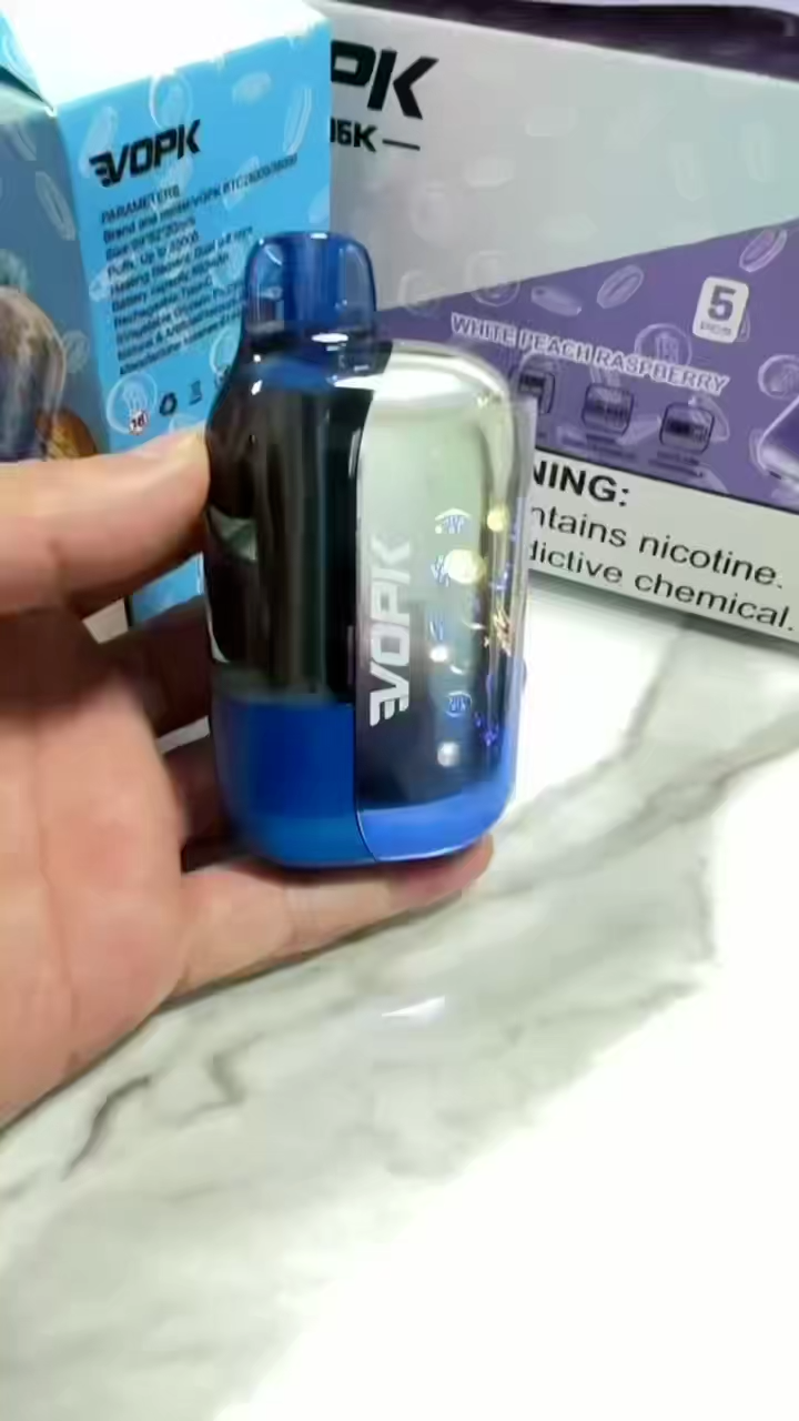 VOPK BTC 35000 puff 25000 Dual Mode Disposable Vape Visible 22ml E-liquid Level