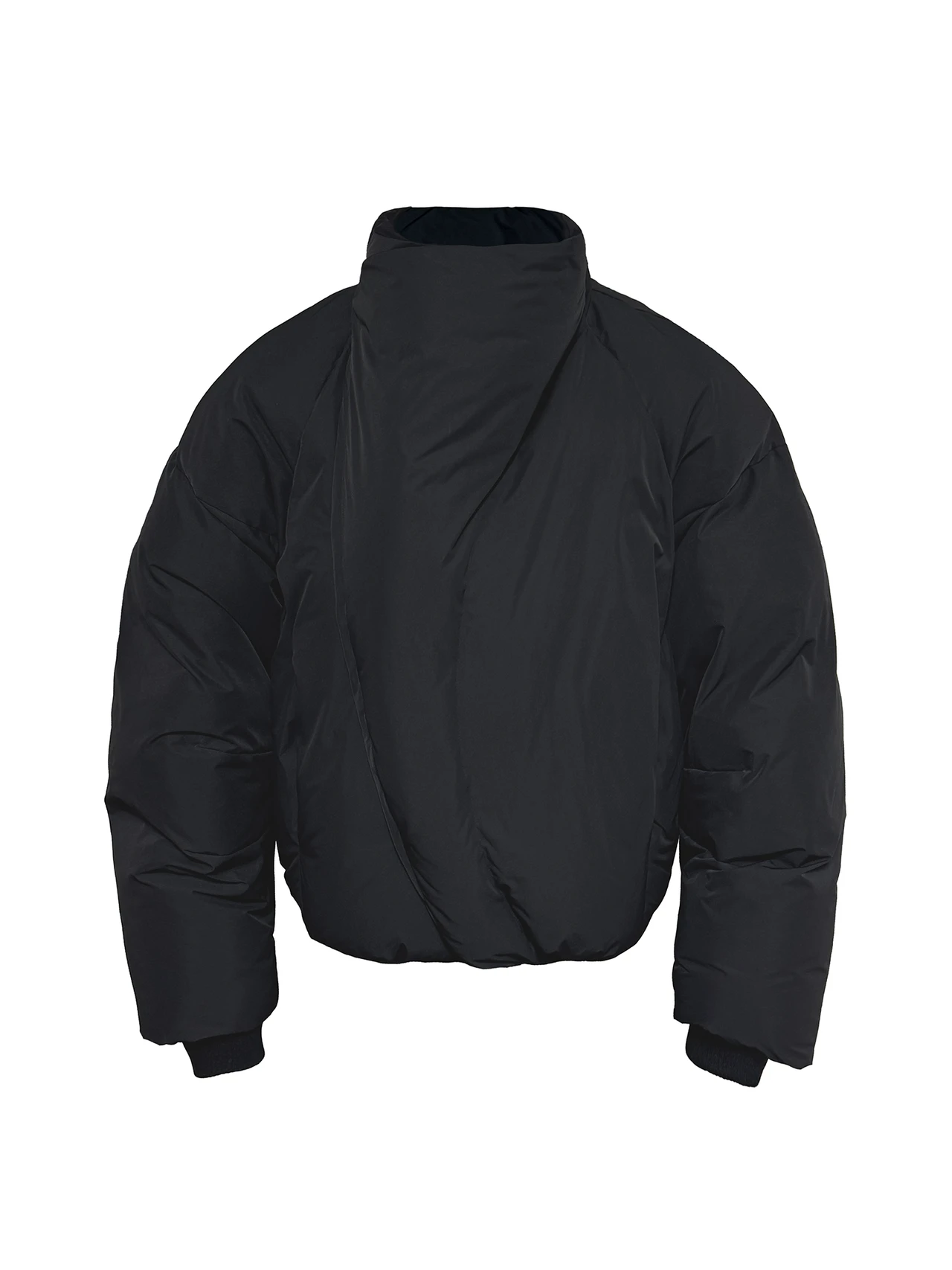 JCAESAR Curved‑Zipper Magnetic‑Closure High‑Neck Down Jacket