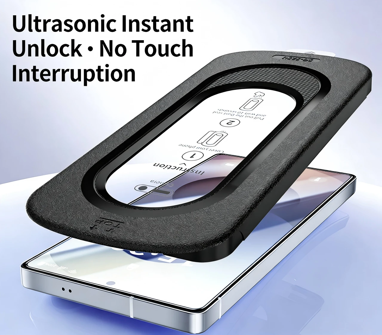 防窥款适用三星手机-M1【电镀指纹油】高透低雾+专利无尘仓【盒装：1神器+1膜+包装盒+清洁工具包】