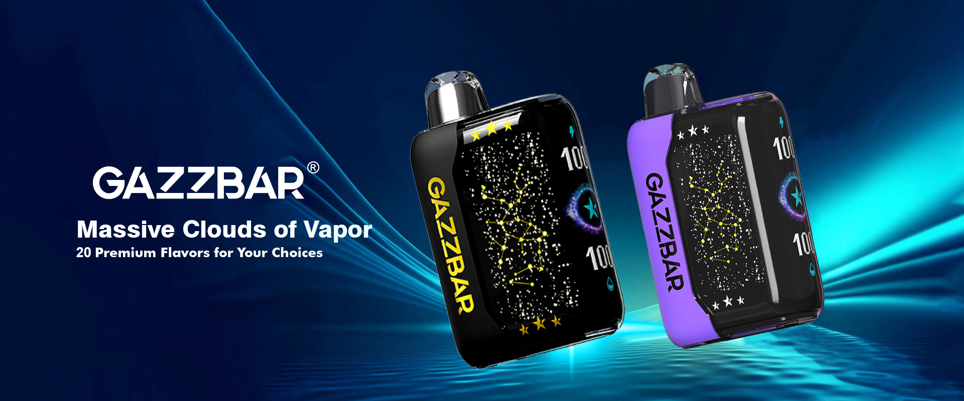 GAZZBAR Turbo 30000 Puff Dual Mode Disposable Vape Pulse 15000 Vaper With More Advanced Controls