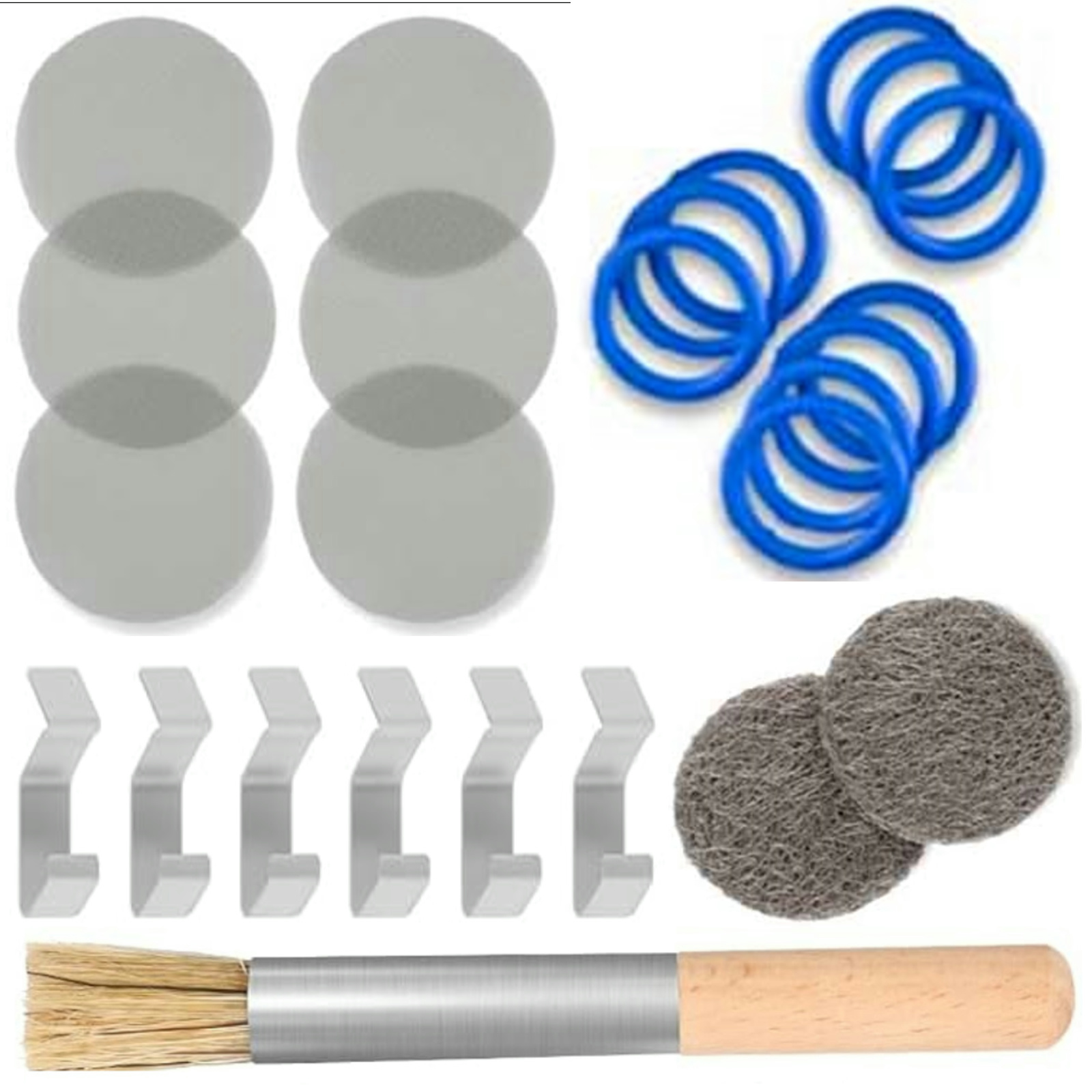 Complete Wear & Tear Set compatible with Volcano Classic and Digit - Includes O-Rings, Screens, Cleaning Brush, and Air Filters.