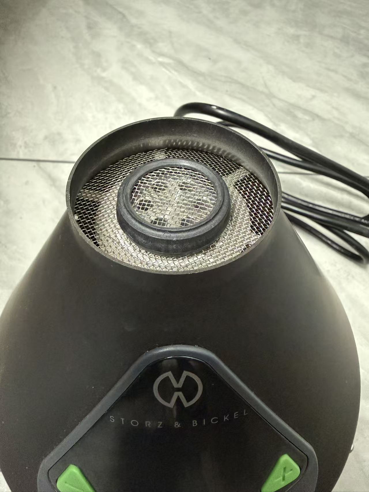 Replacement Hot Air Outlet Screen Cap (Plastic Housing) compatible with Storz & Bickel Volcano Classic and Digit Vaporizers.