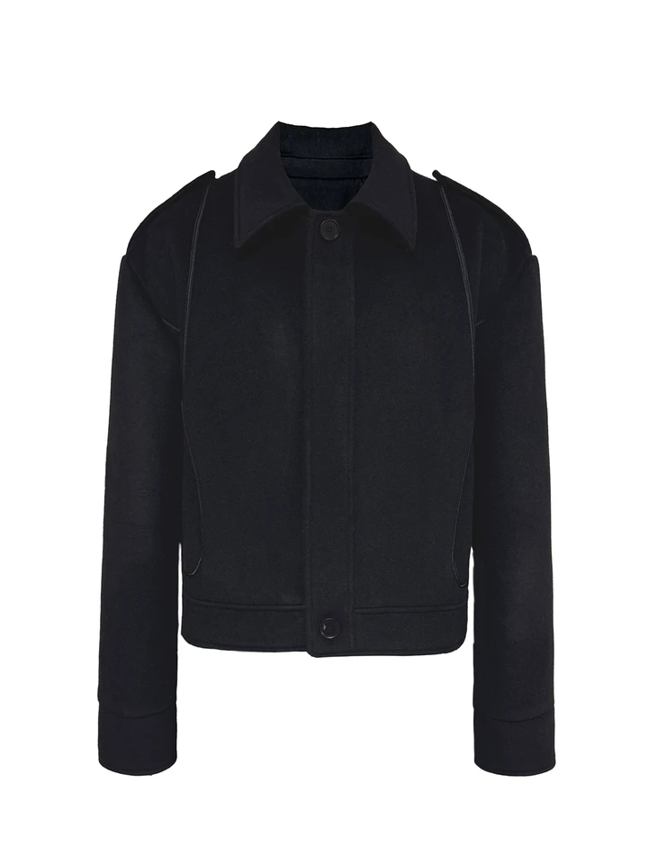 JCAESAR Curved‑Zipper Magnetic‑Closure High‑Neck Down Jacket