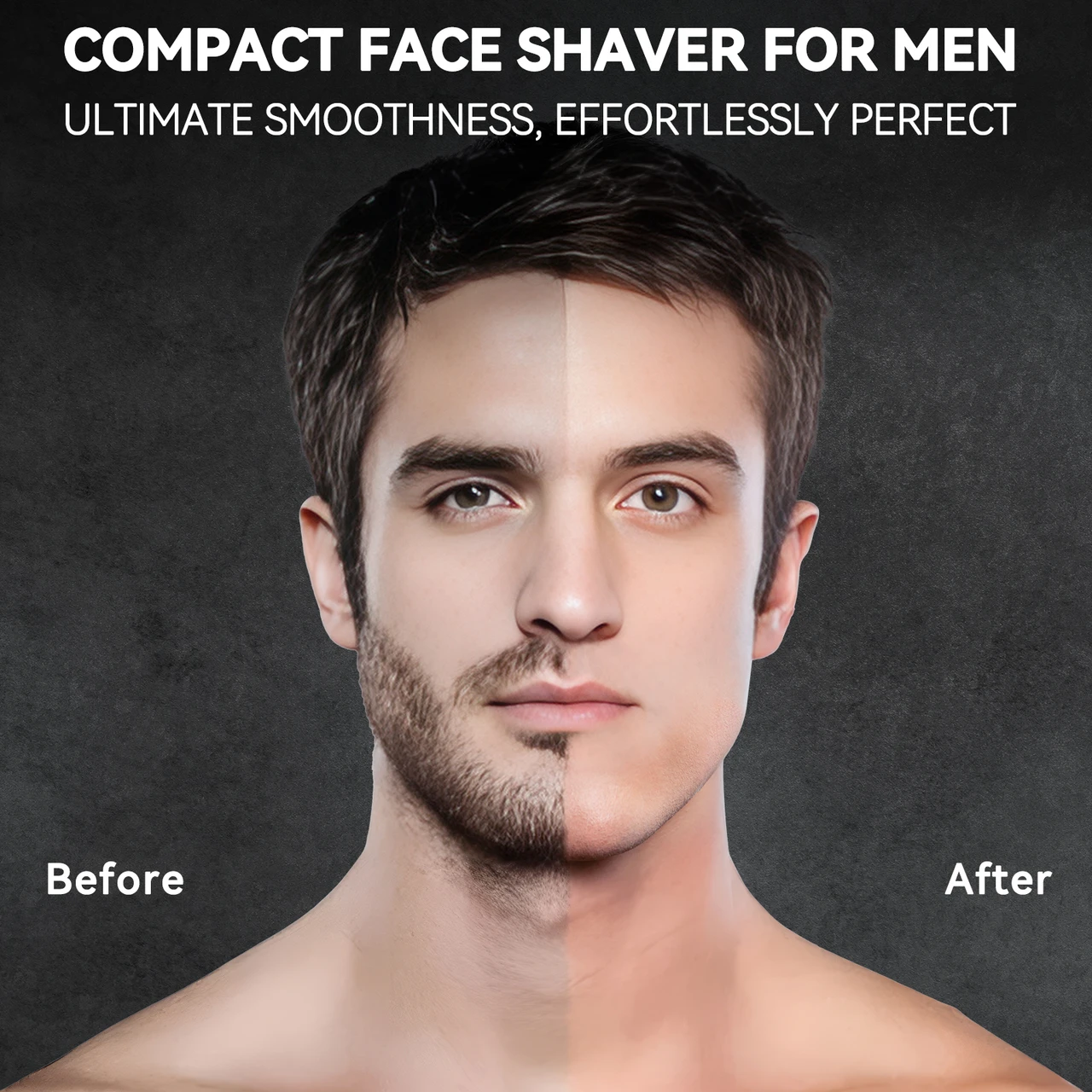 VIKICON® Electric Foil Shavers for Men, Compact Travel Face Shaver, Mini Razor for Shaving Face, Portable On-The-Go Shaver w/Dual Floating Blades, Close Shave Stubble Trimmer USB-C, Gifts for Dad Him