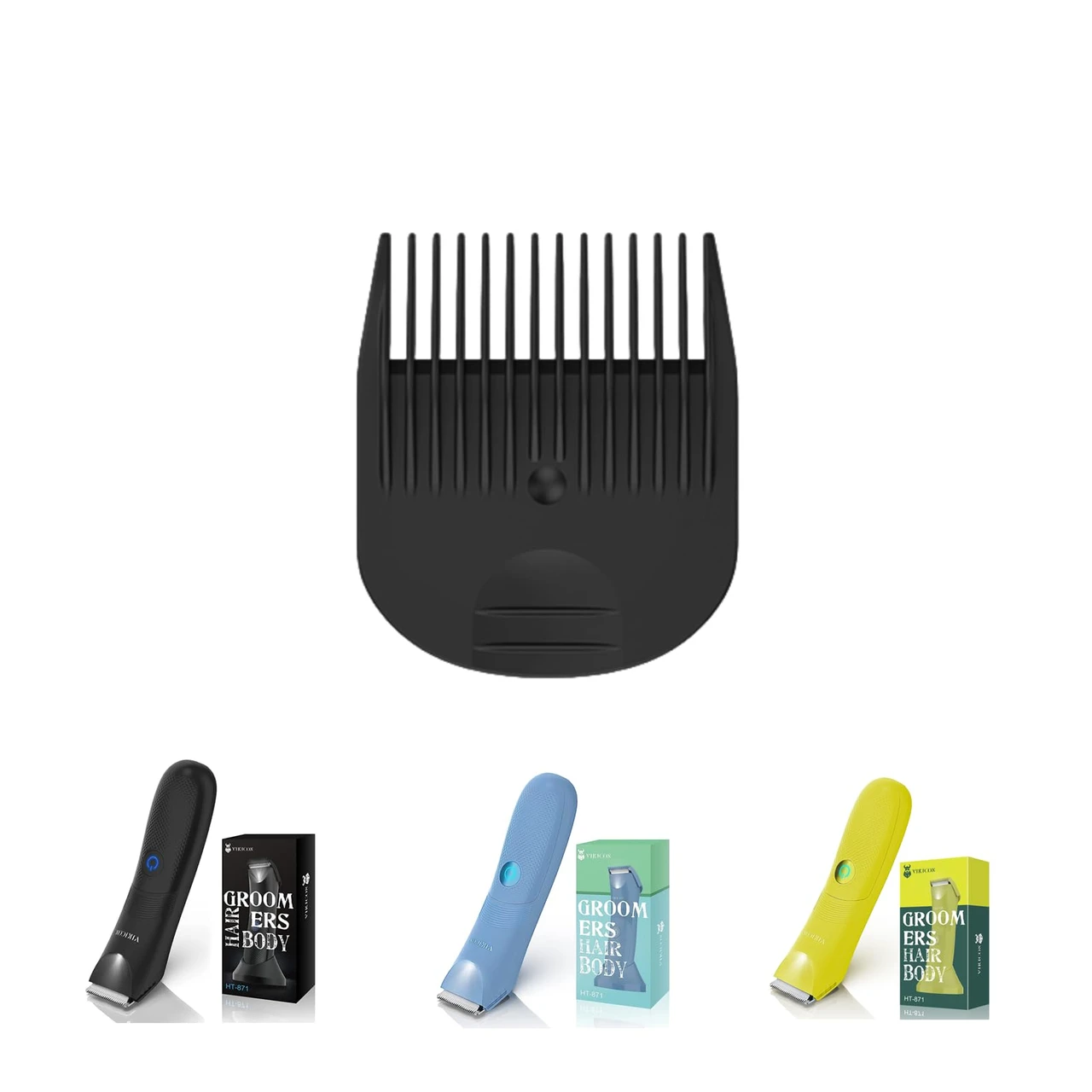 Replacement Guide Comb for VIKICON HT-871 Manscape Trimmer, 3/4.5/6mm Adjustable