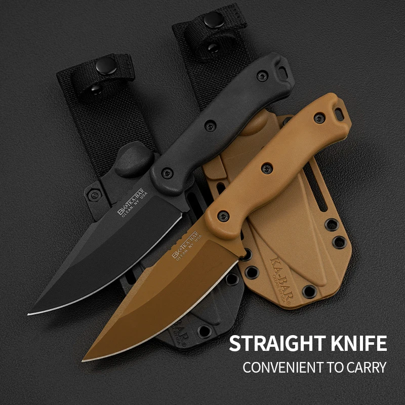 BK-18 Tactical Fixed Blade Knife Nylon Fiberglass Handle Wilderness Hunting Survival BK18 Knife Outdoor Camping Tools