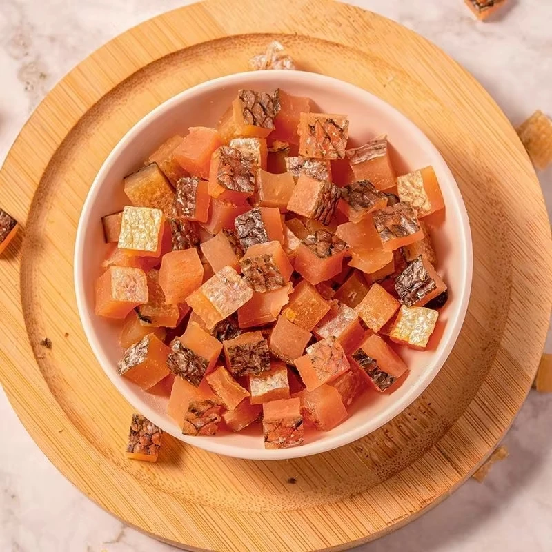 Pet Freeze-dried Cat Snack Salmon Grain Hair Gill Hair Fattening Dog Snack Mixed Rice Training Reward Snack Drying