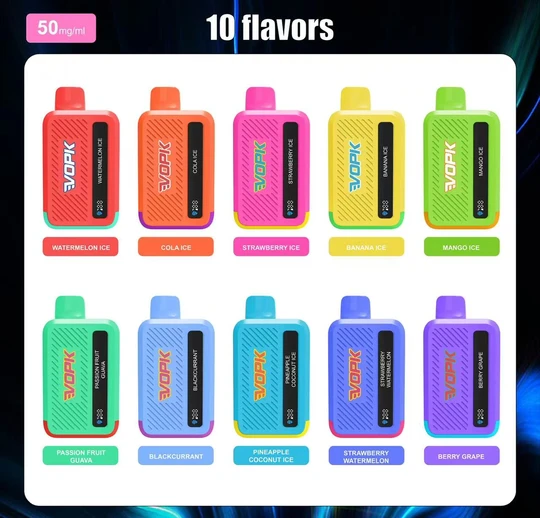 VOPK Cool Bar 20K Disposable Vape – 20000 Puffs, 18ml E-liquid & Rechargeable